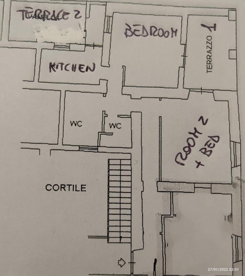 ナポリLa Casa Del Nespolo, 2 Terrazzi E 2 Bagni In Centroアパートメント エクステリア 写真